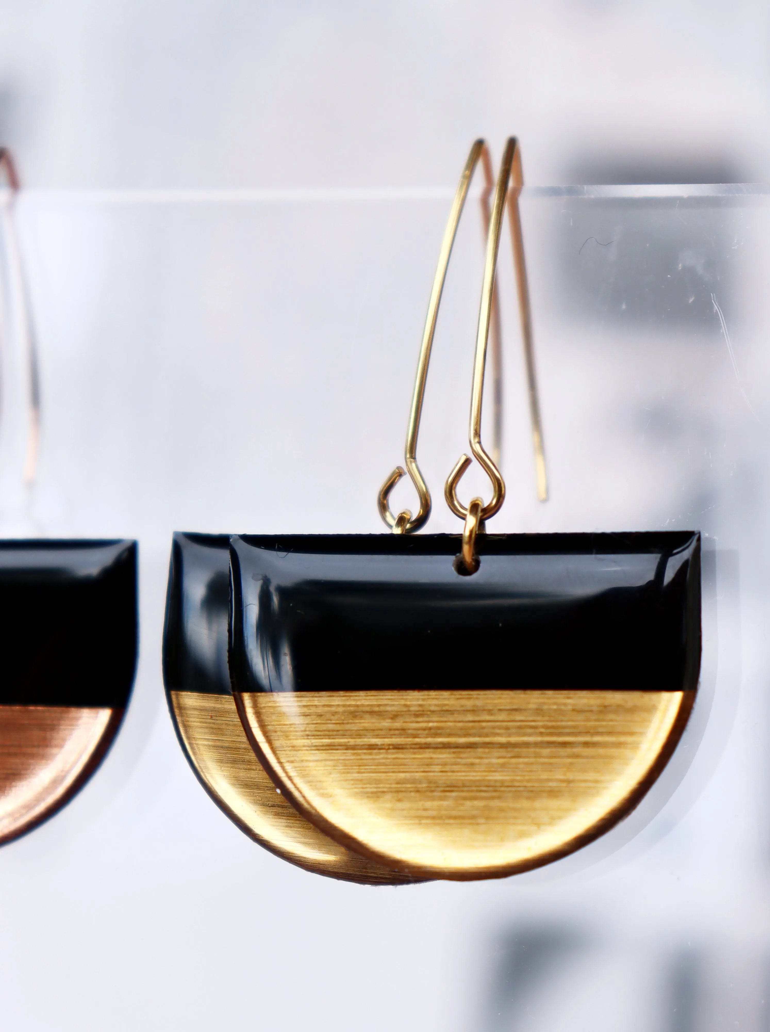 20% OFF MARGOT no.1 / minimal casual chic vinyl record earrings