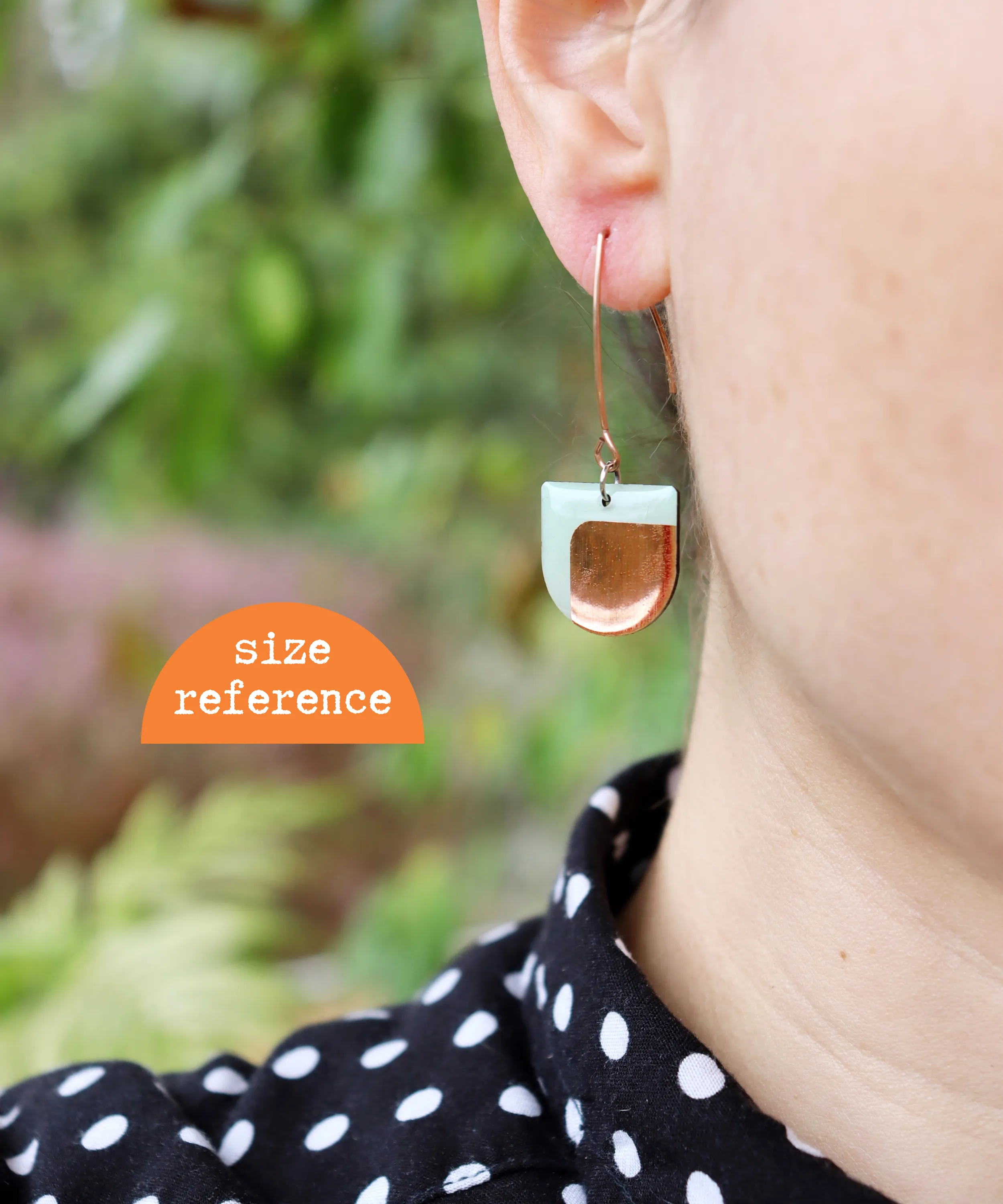 30% OFF / DEE in light pink and gold / made in ireland