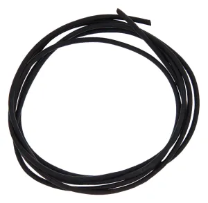 3/32"(2mm) Black, Round Cord, Leather, #M-1631-NATBLK