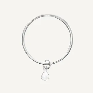 4mm Drop Charm Classic Bangle