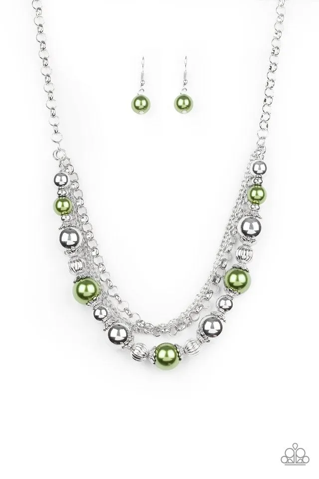 5th Avenue Romance - Green Necklace