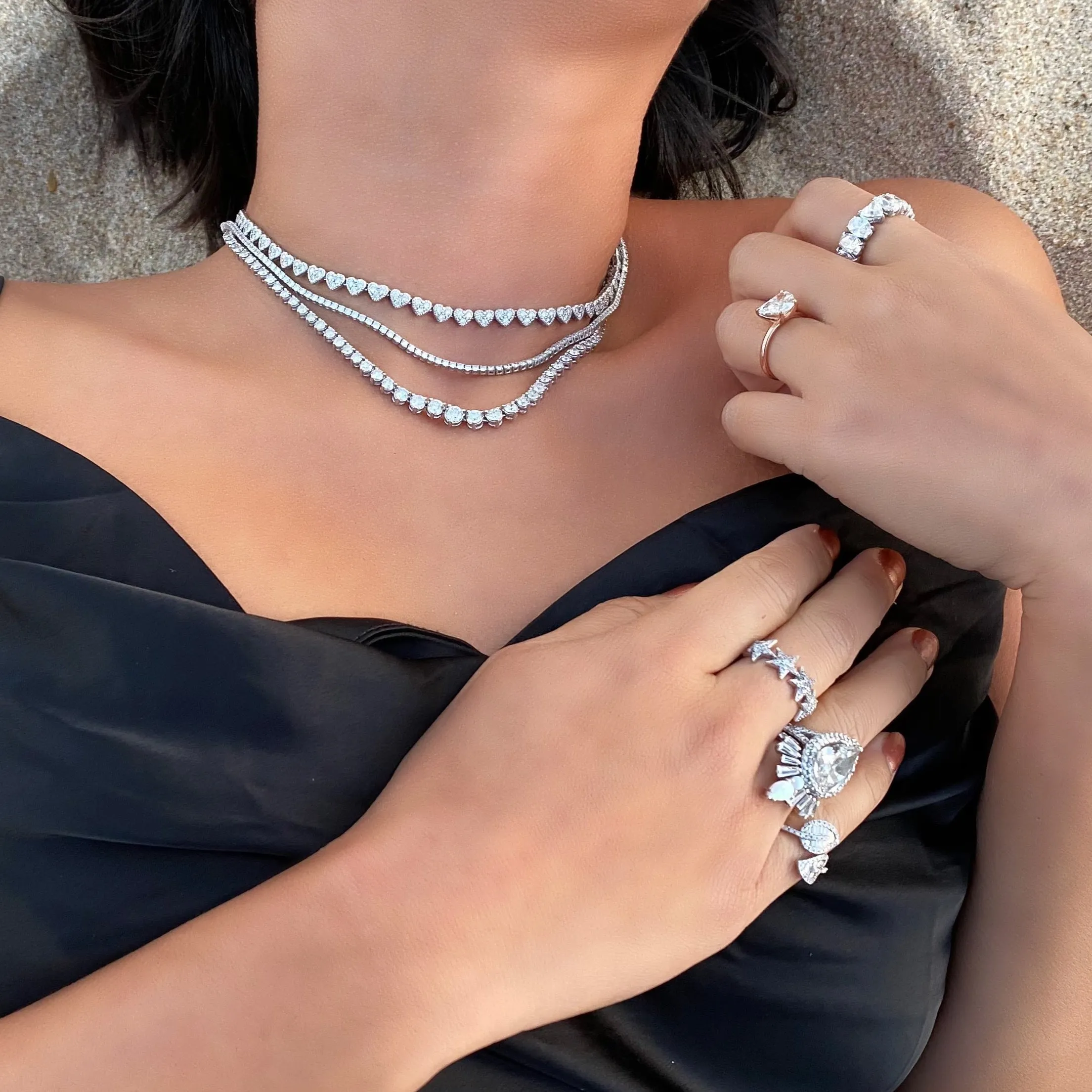 6ct Diamond Tennis Necklace