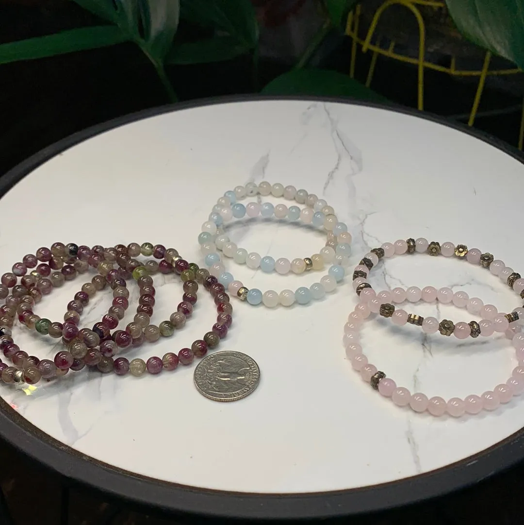 6mm Bracelets-Several to Choose From!