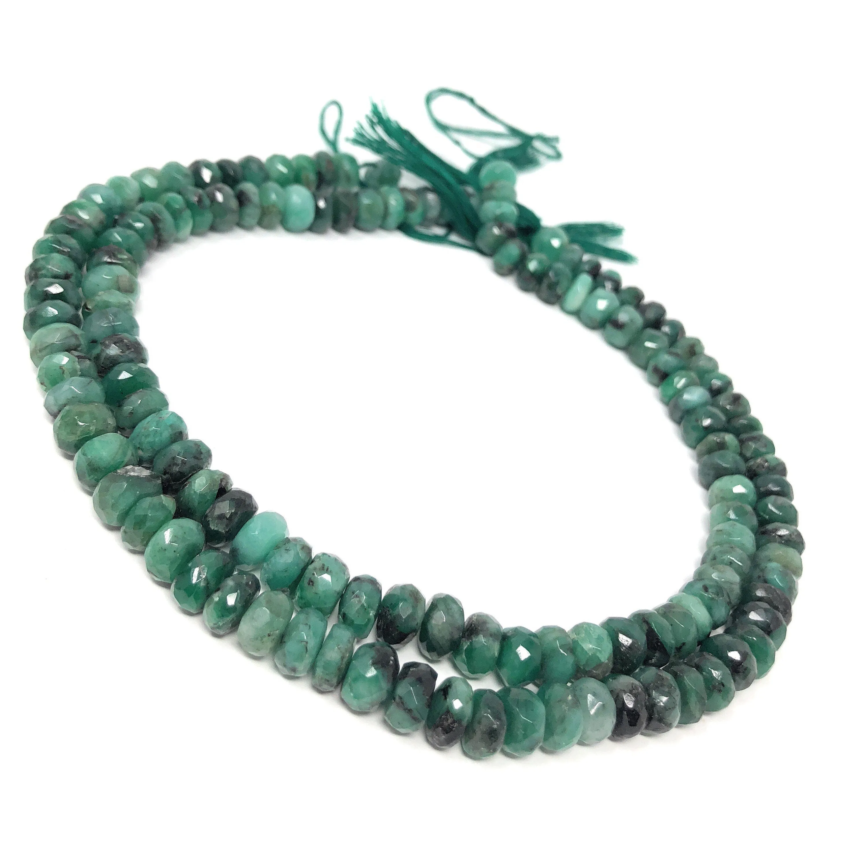 8mm Natural Emerald Beads,  Gemstone Beads, Wholesale Beads, Jewelry Supplies, Bulk Beads, 13" Strand