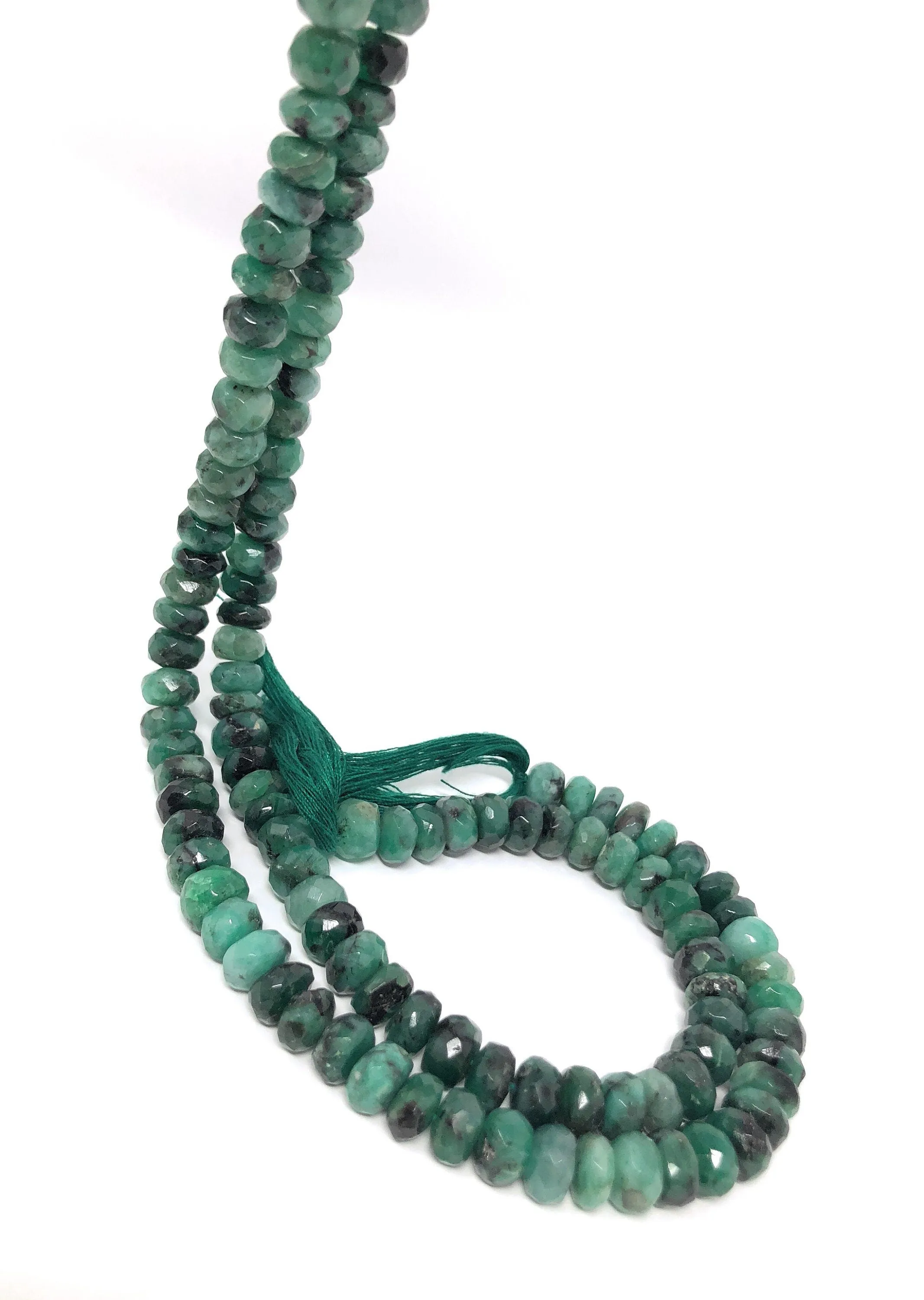 8mm Natural Emerald Beads,  Gemstone Beads, Wholesale Beads, Jewelry Supplies, Bulk Beads, 13" Strand