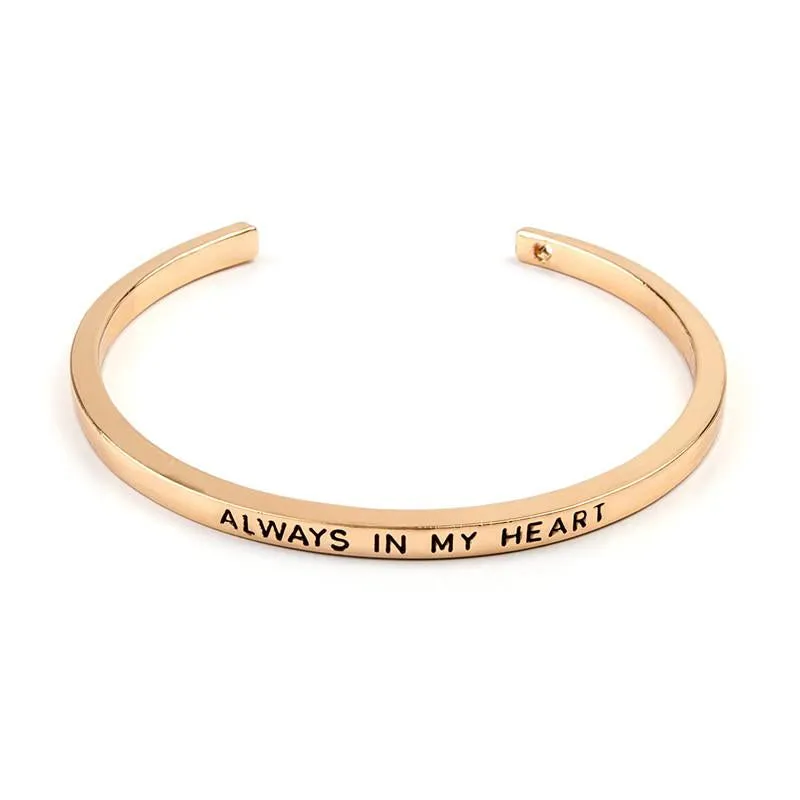 Always In My Heart Cuff Bangle