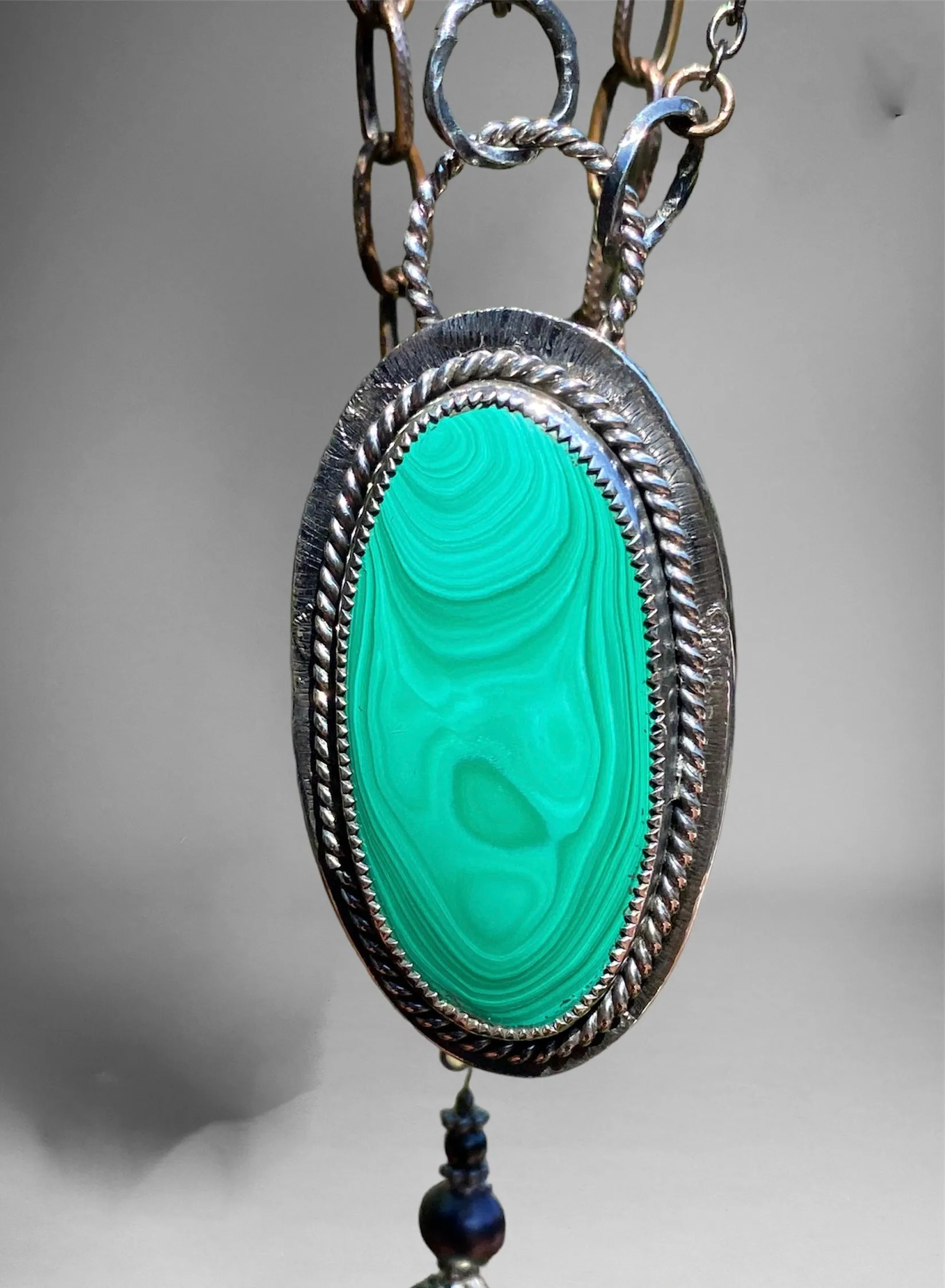 Artisan Malachite Boho Necklace