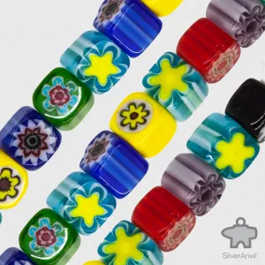 Assorted Colors Artisan Glass Beads - 6mm