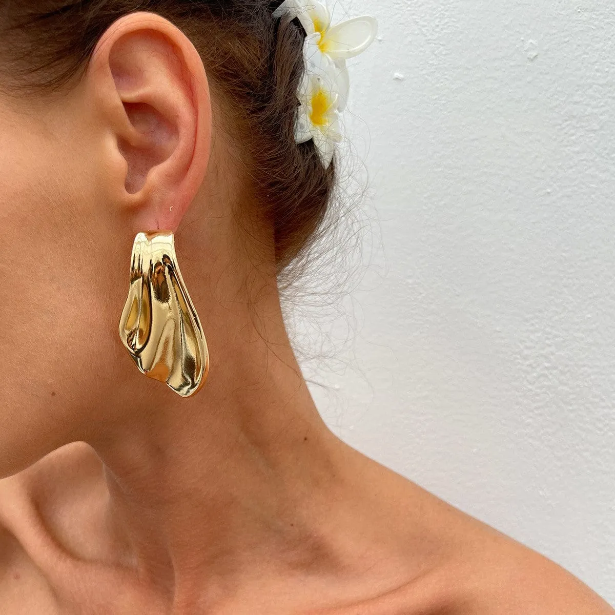 Asymmetric Irregular Waterdrop Earrings