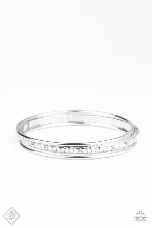 Ballroom Bauble - White Bracelet