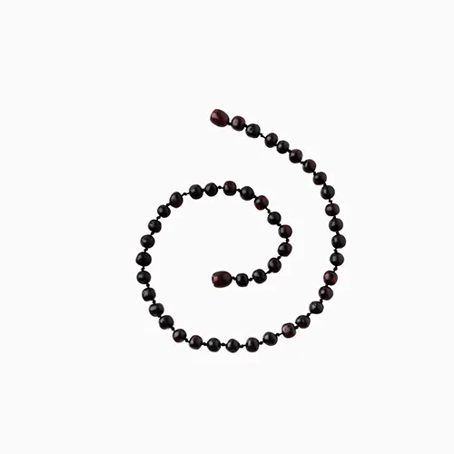 baltic amber necklace, cherry 11" 2-11m