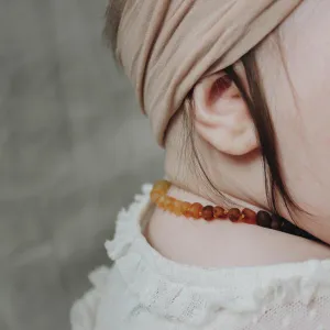 Baltic Amber teething necklace - Rainbow