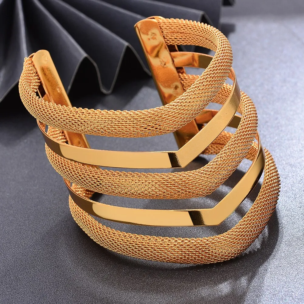 Bangles Arabic Dubai Bangles For Women Summer Cooper Bangles  Ethiopian African Cuff  Bracelets