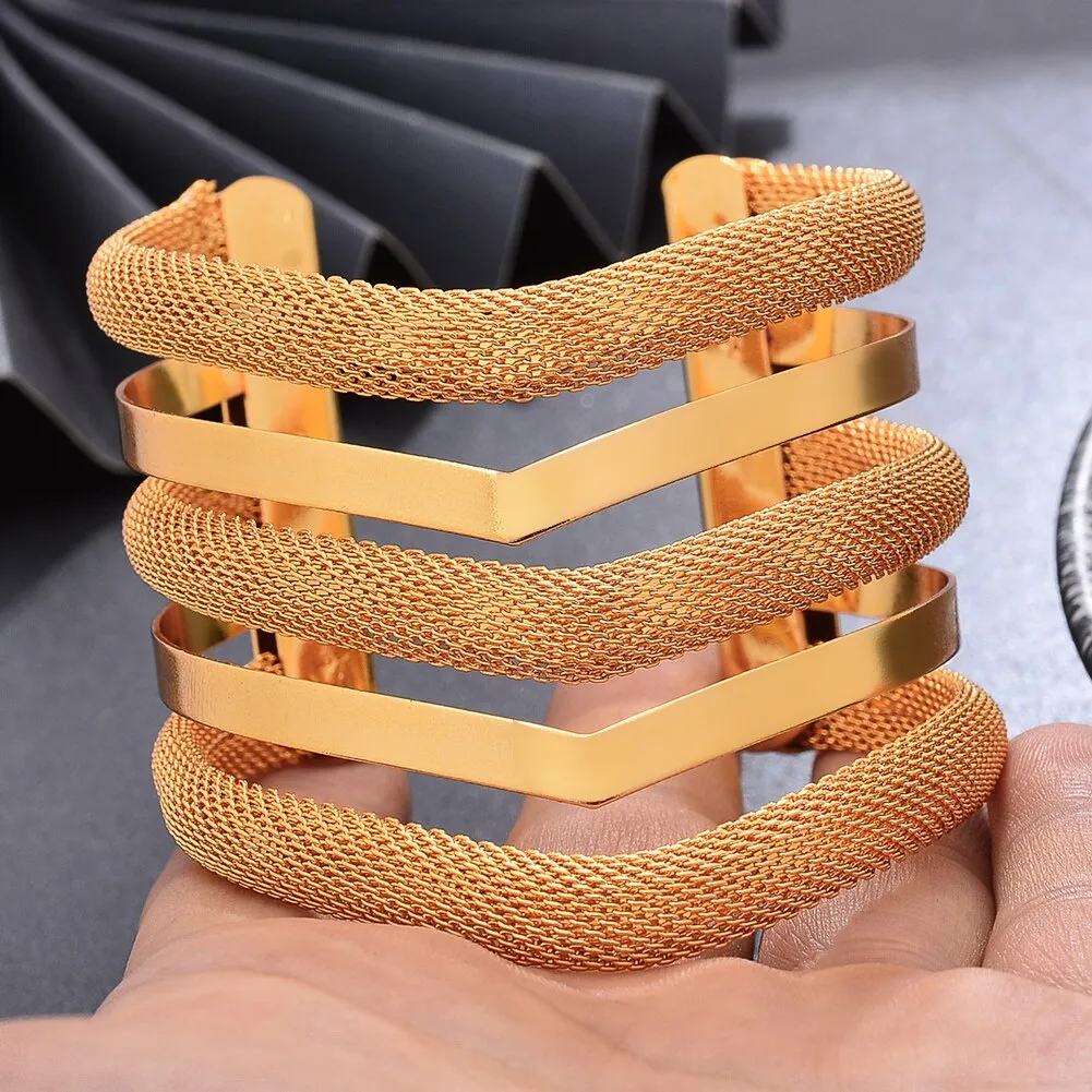 Bangles Arabic Dubai Bangles For Women Summer Cooper Bangles  Ethiopian African Cuff  Bracelets