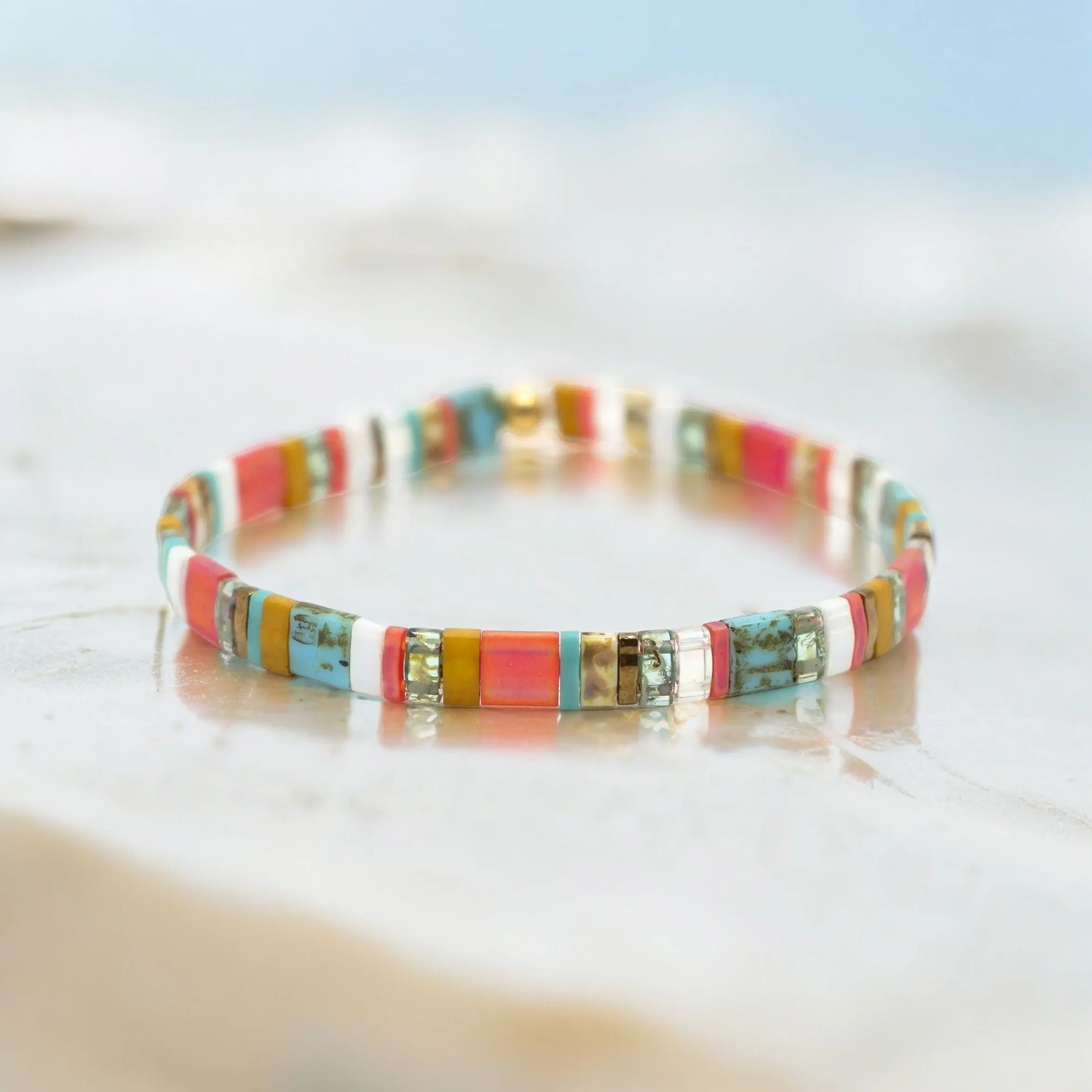 BEACH BUM - Tila Bead Bracelet | Single from Mack & Rex