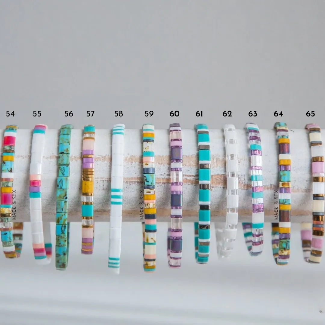 BEACH STYLE - Tila Bead Bracelets from Mack & Rex