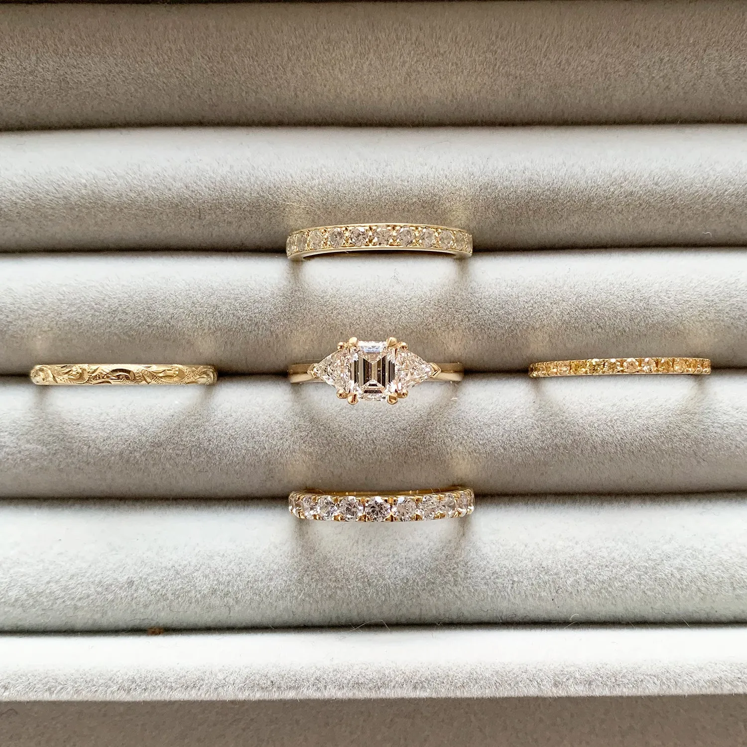 Bespoke Steve Diamond Trilogy Engagement Ring