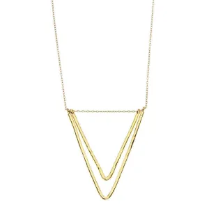 BEYA TRIANGLE PENDANT NECKLACE