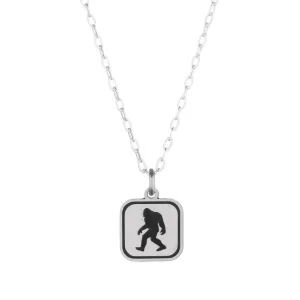 Big Foot Mini Sign Necklace - The Bearded Jeweler