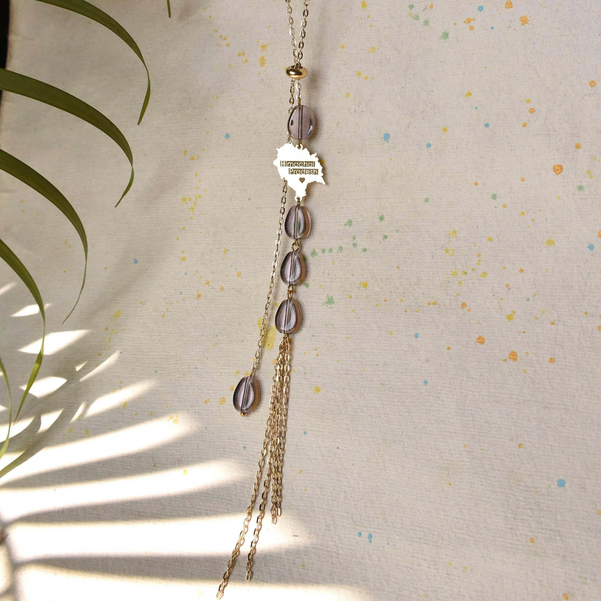 Blingy Beads State Charm Necklace