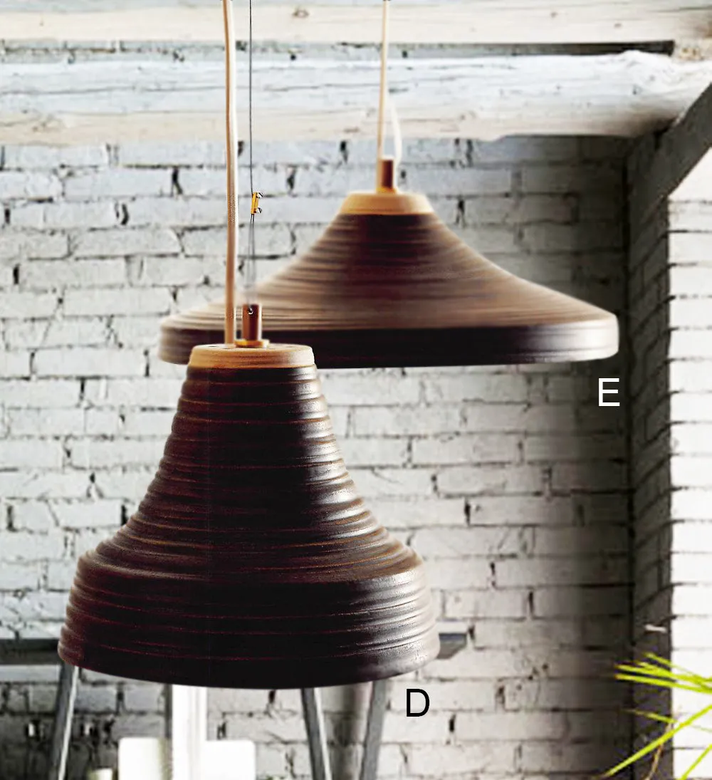 Bruno Stoneware Pendants