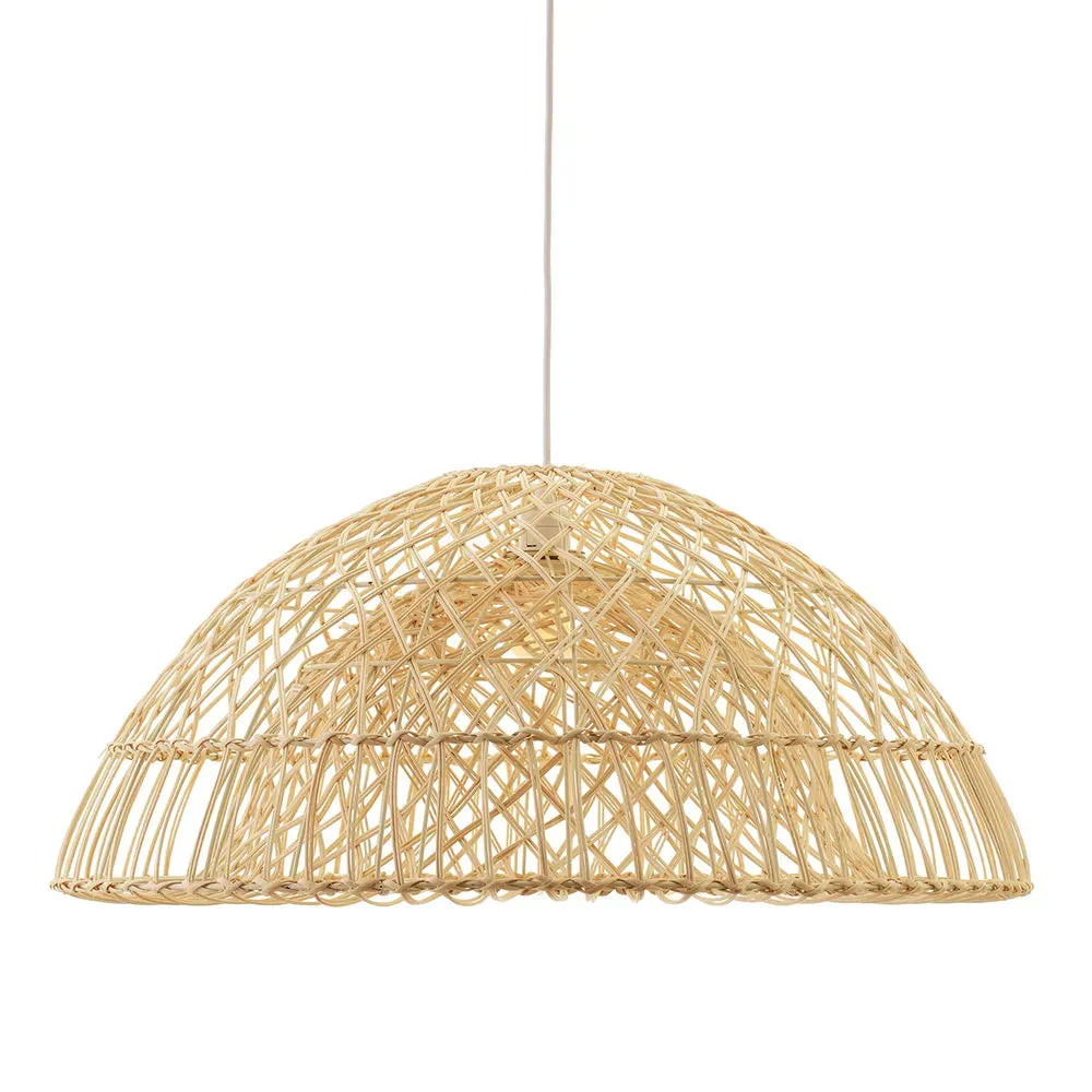 Cafe Longport Rattan Pendant Dome
