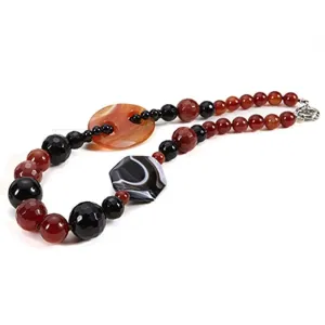 Carnelian and Agate Necklace