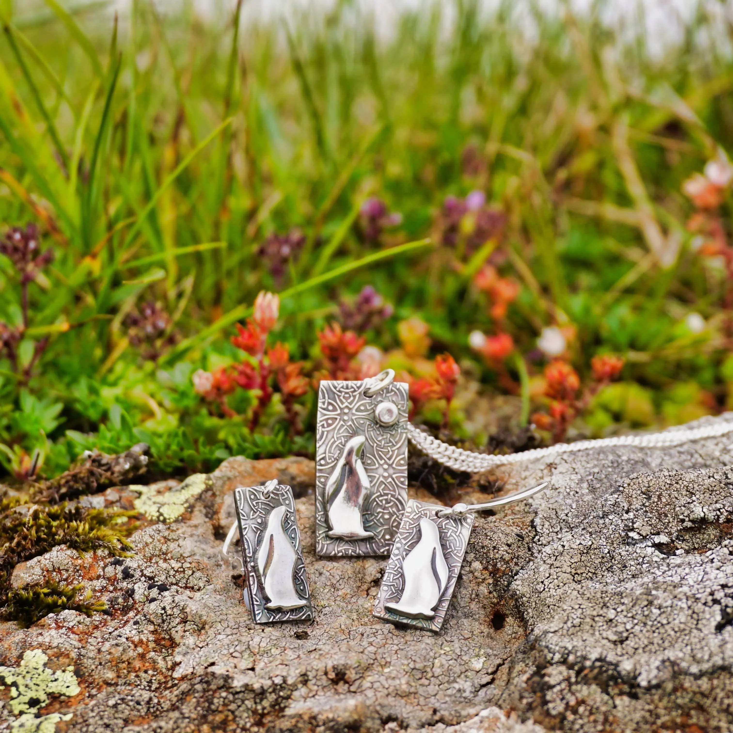 Celtic Moongazing Hare Earrings