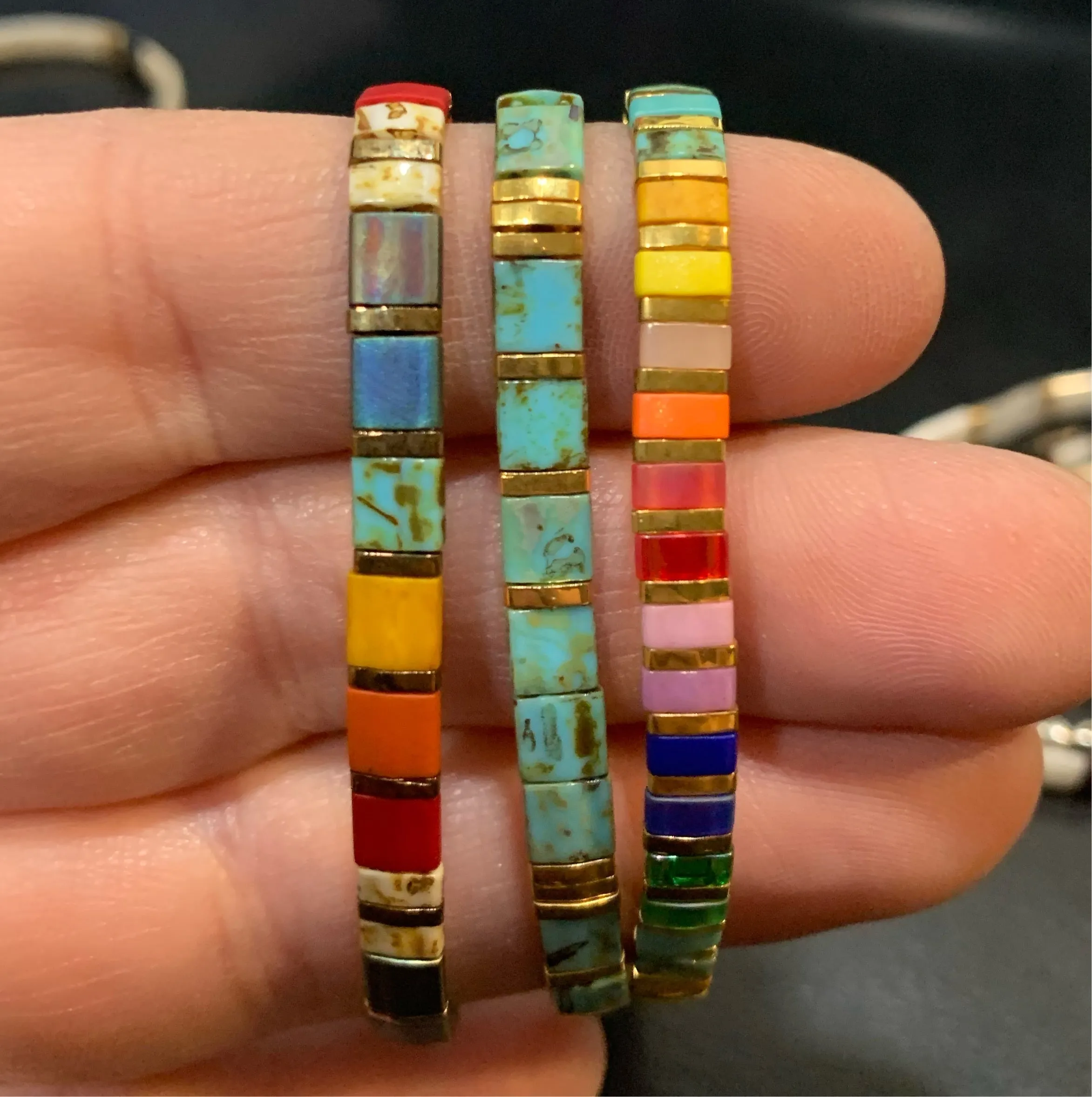 CHAOS - Tila Bead Bracelets Stack from Mack & Rex