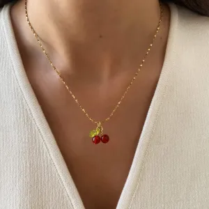 Cherry Charm Necklace