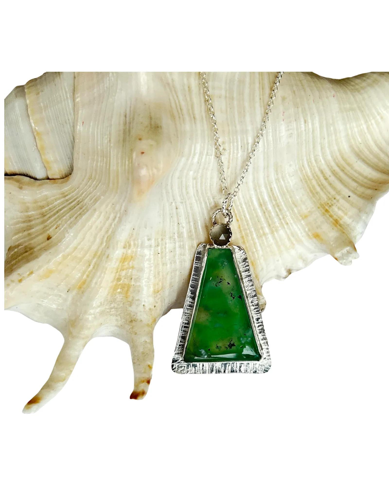 Chrysoprase Lush Green Necklace
