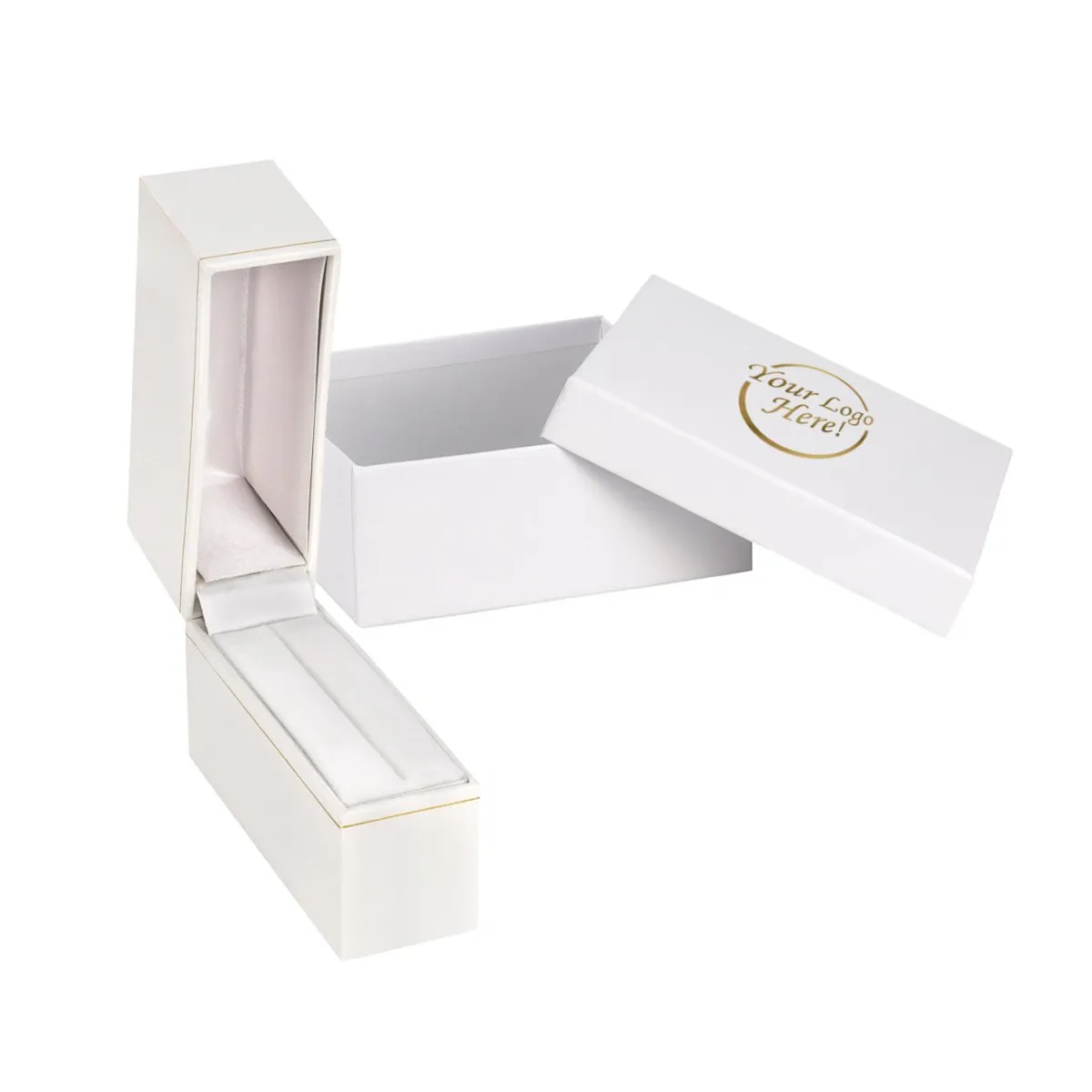 Classic Leatherette Standing Bangle Box