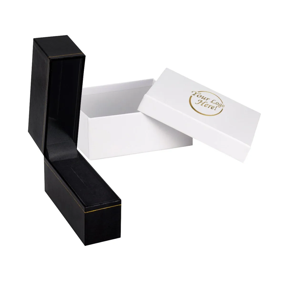 Classic Leatherette Standing Bangle Box
