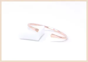 Classic Rose Gold Bangle Cuff Bracelet