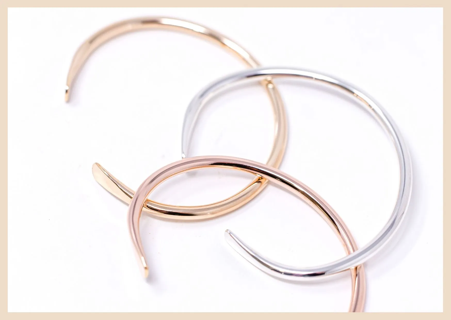 Classic Silver Bangle Cuff Bracelet
