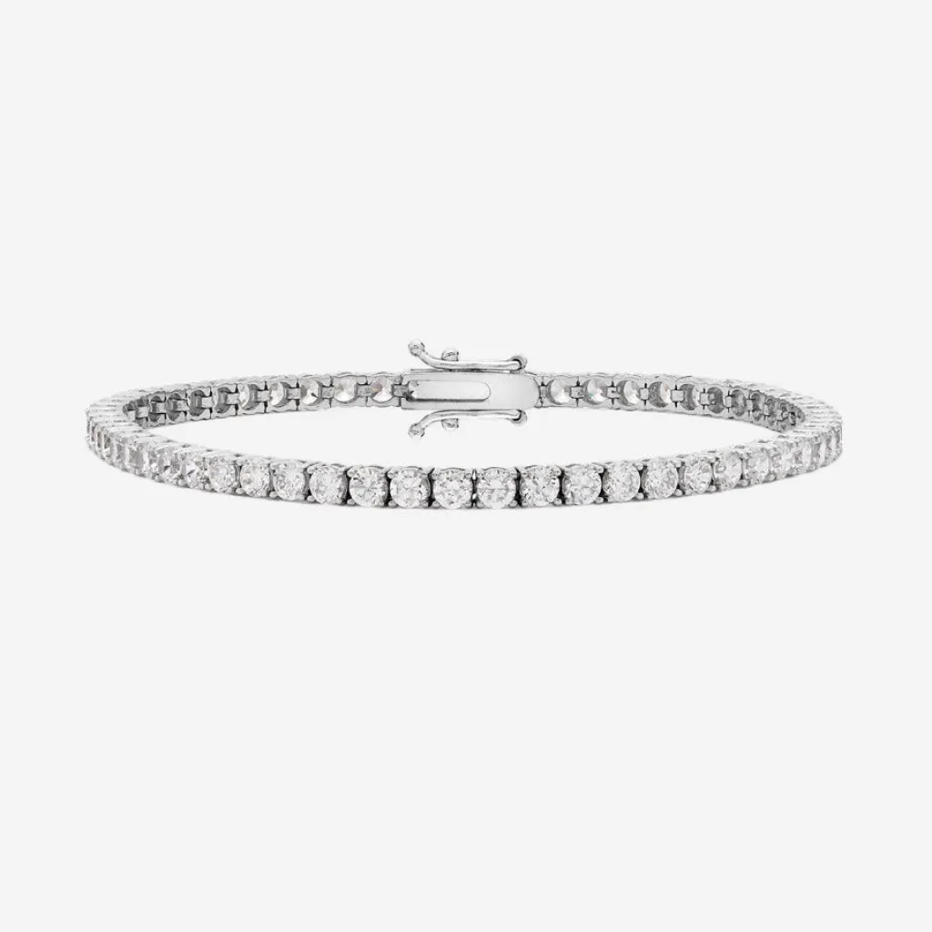Classic Tennis Bracelet 2mm | 9ct White Gold