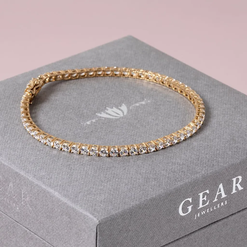 Classic Tennis Bracelet | 9ct Gold