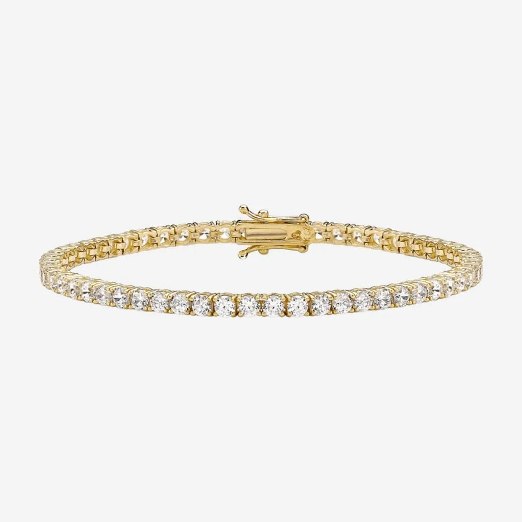 Classic Tennis Bracelet | 9ct Gold