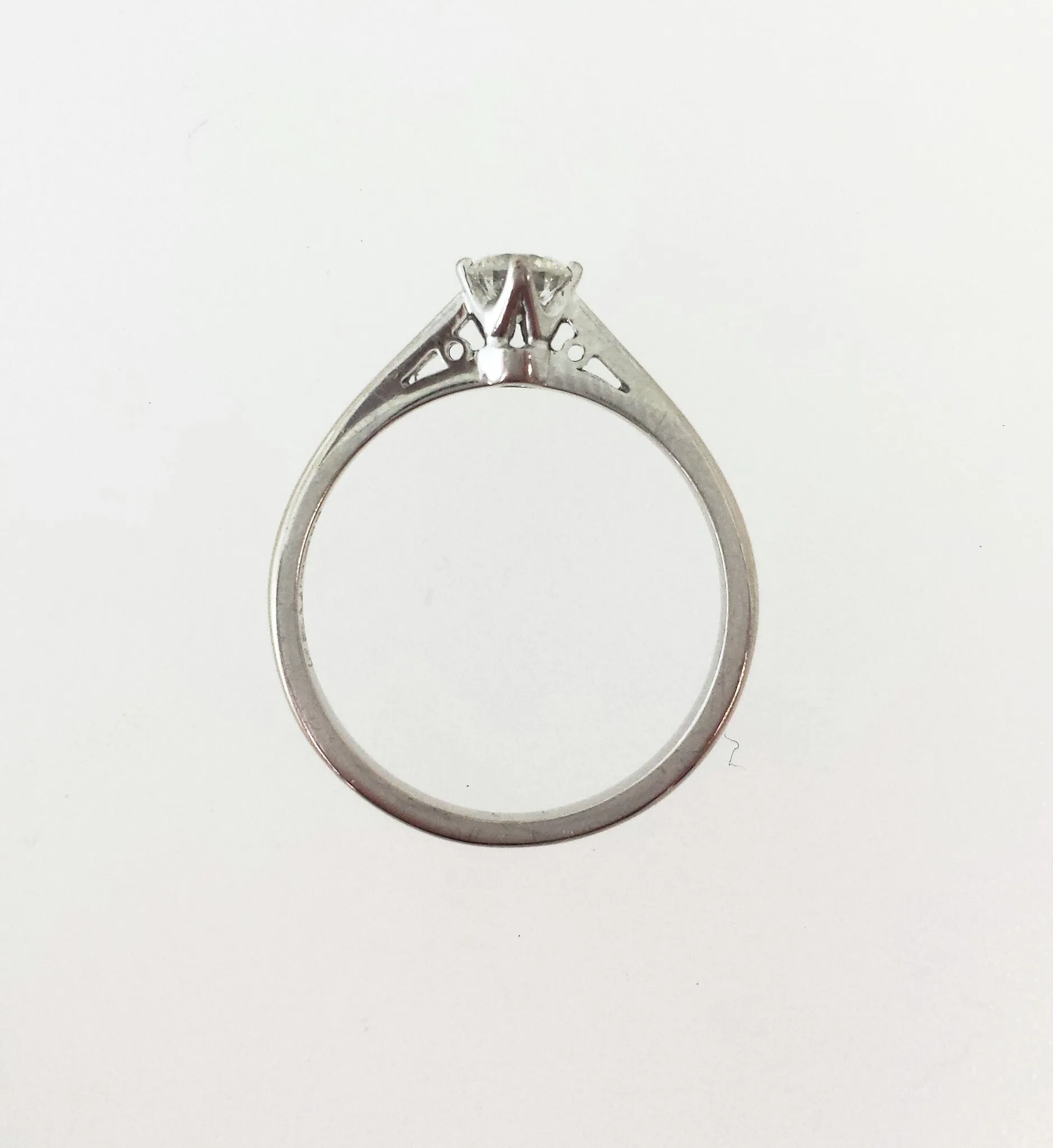 Classic White Gold Diamond Solitaire