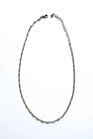 Clip Chain Short Necklace in Gold
