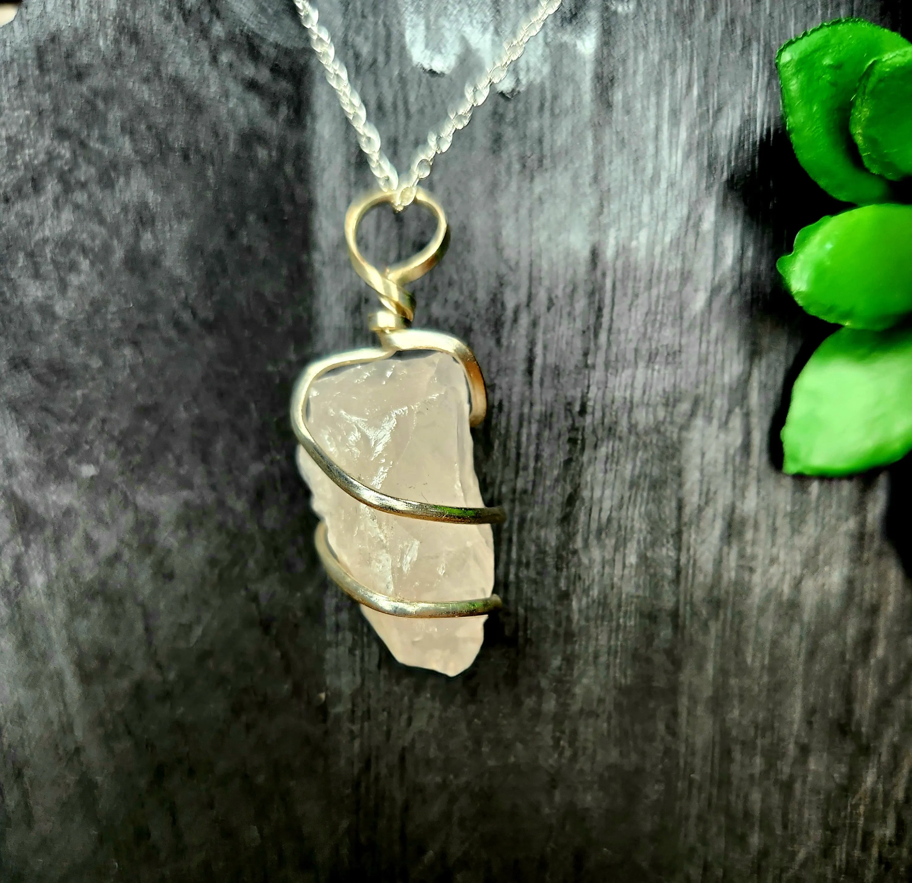 Crystal Spiral Pendants