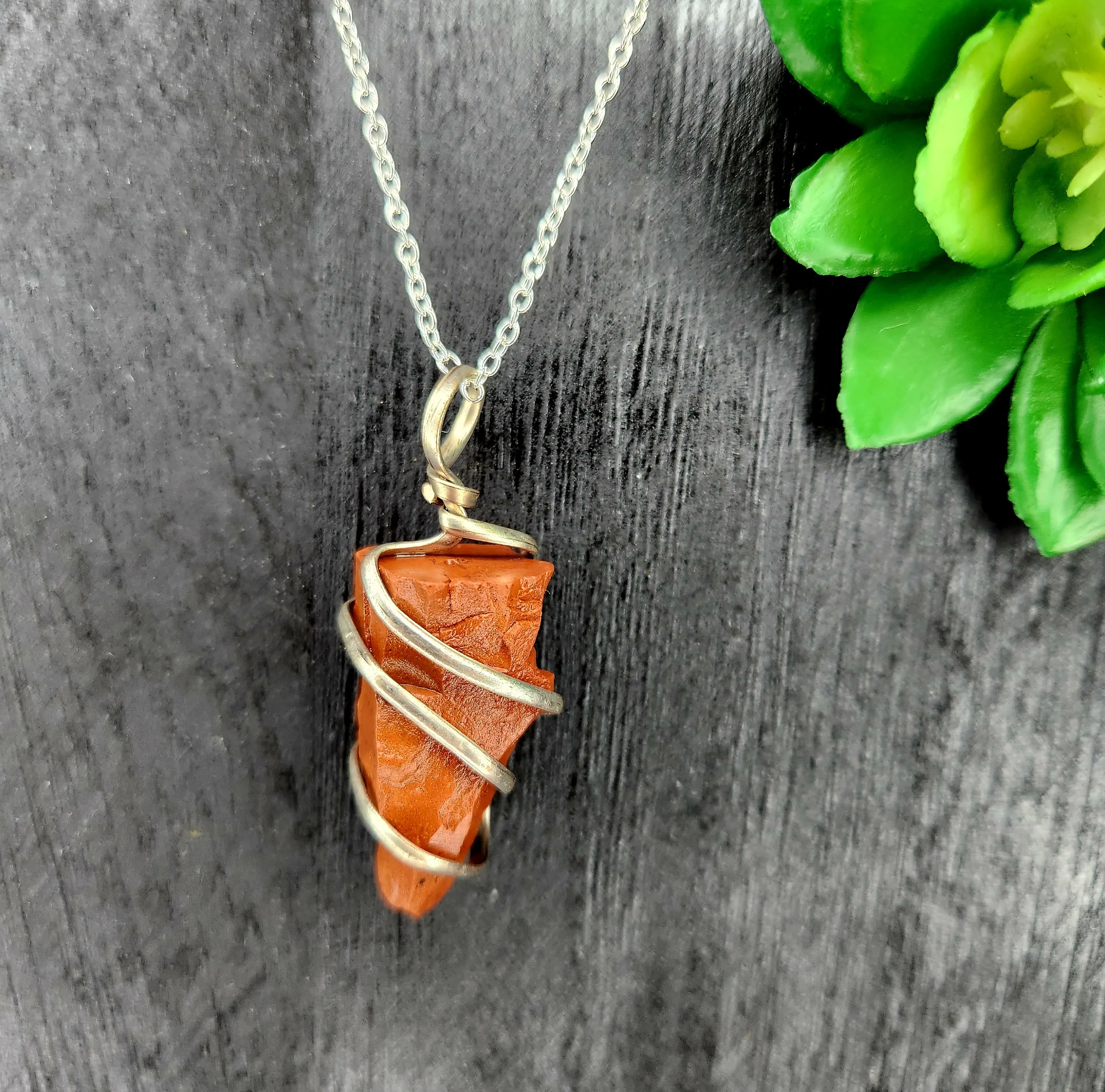 Crystal Spiral Pendants