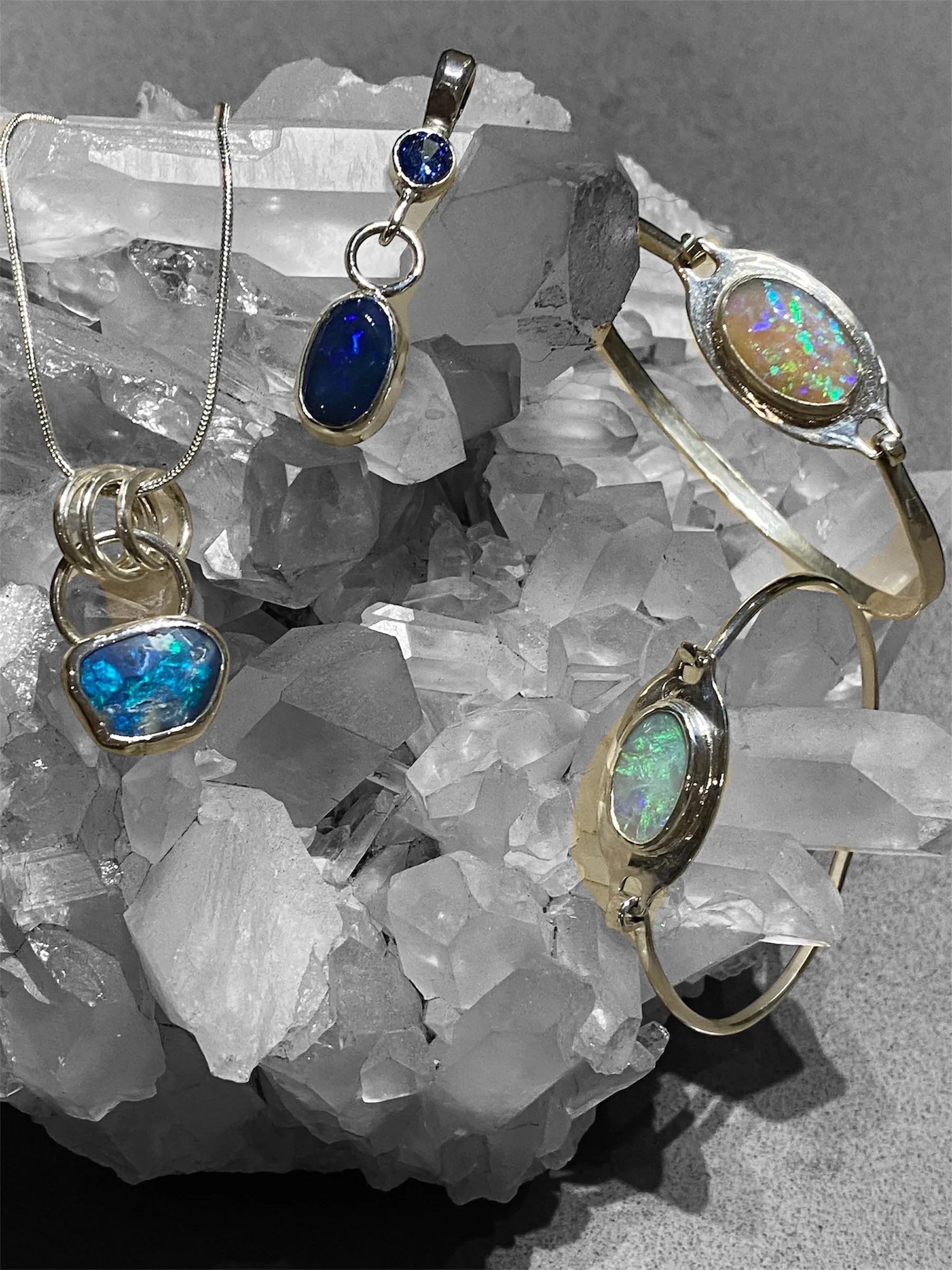 Custom made jewellery for Keryn Sterling Silver Rings, Cuff & Pendants