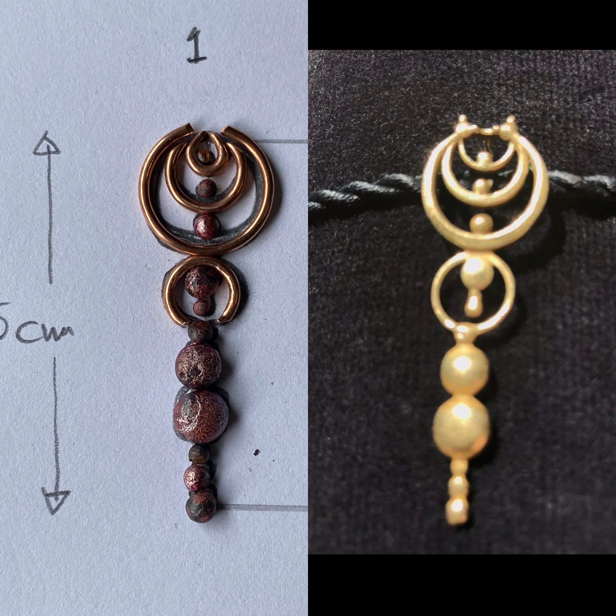 Custom Pendant Gabrielle