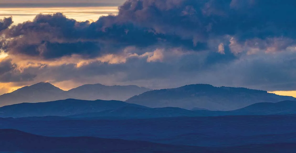 Cyan Mountain Layer