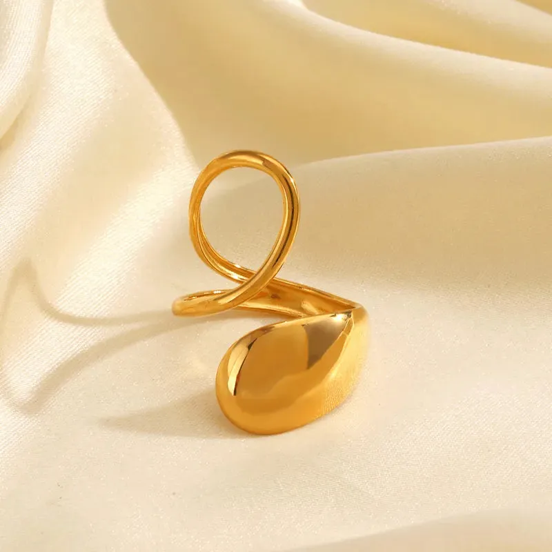Drop Design Adjustable Ring