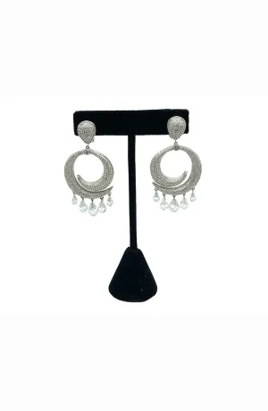 Earring Pave Chandelier