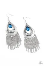 Earrings Scattered Storms - Blue E87 Final
