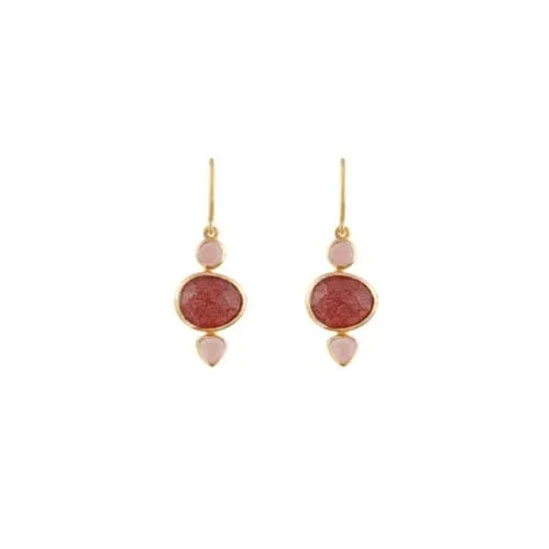 Earrings Tangled Rose