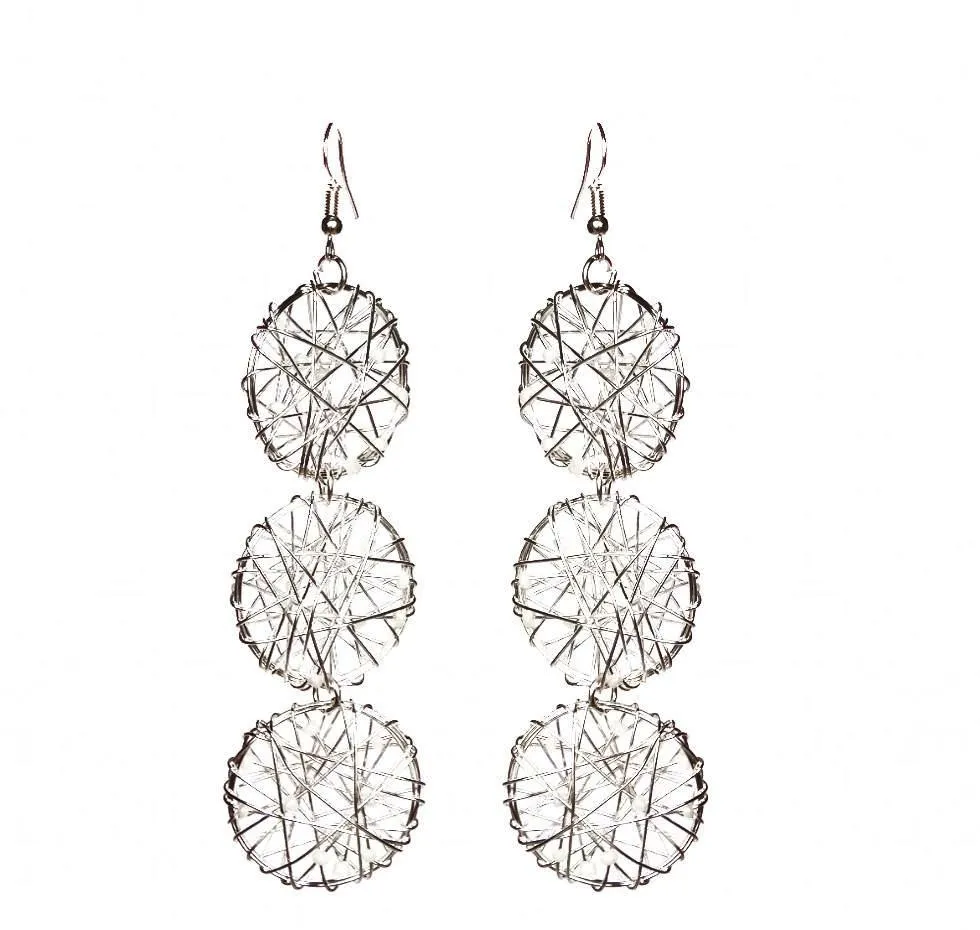 Embellish Wire Earrings - Triple